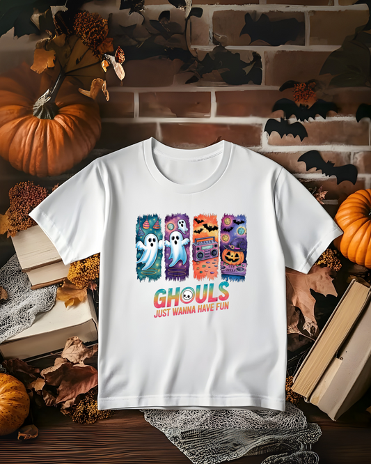 Halloween Ghouls Just want to have fun T-Shirt