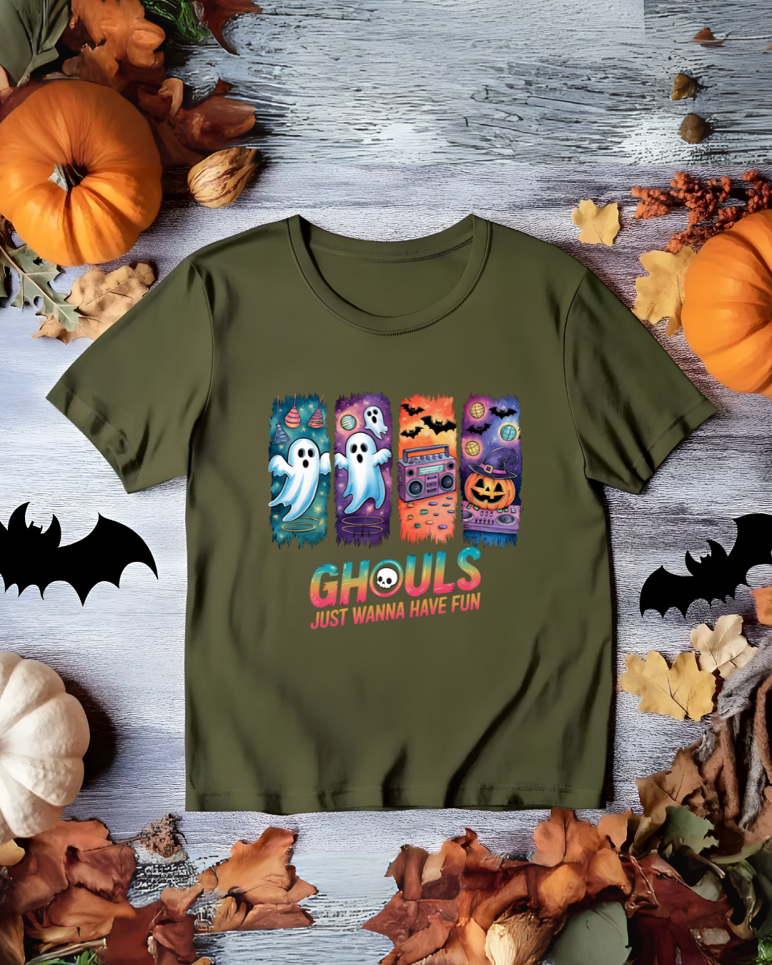 Halloween Ghouls Just want to have fun T-Shirt