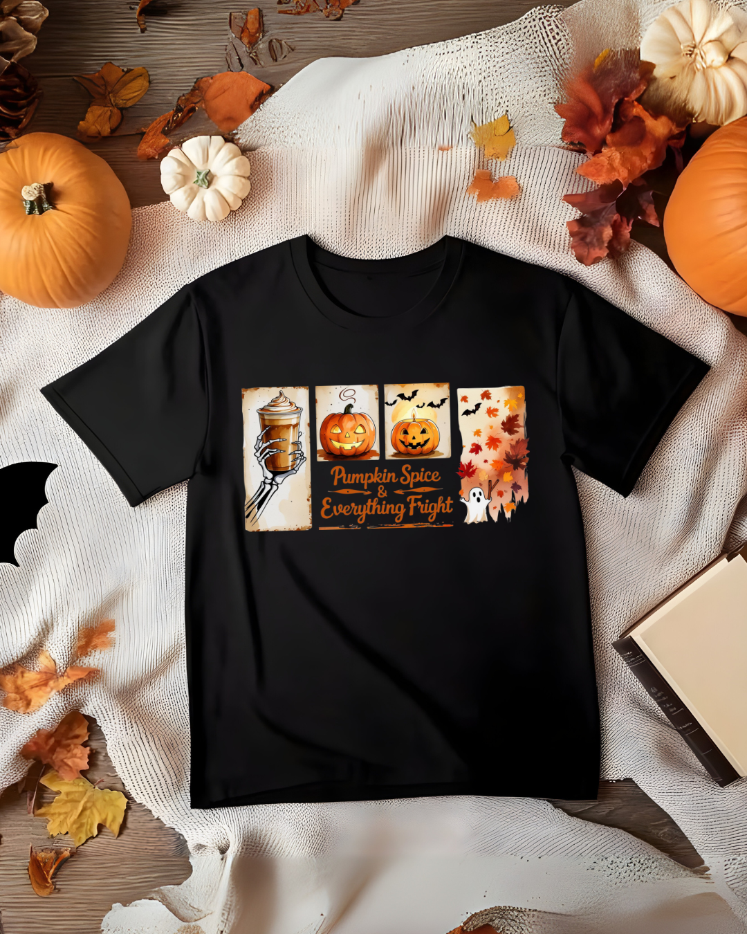 Pumpkin Spice Fall Tee - Autumn, Halloween Shirt