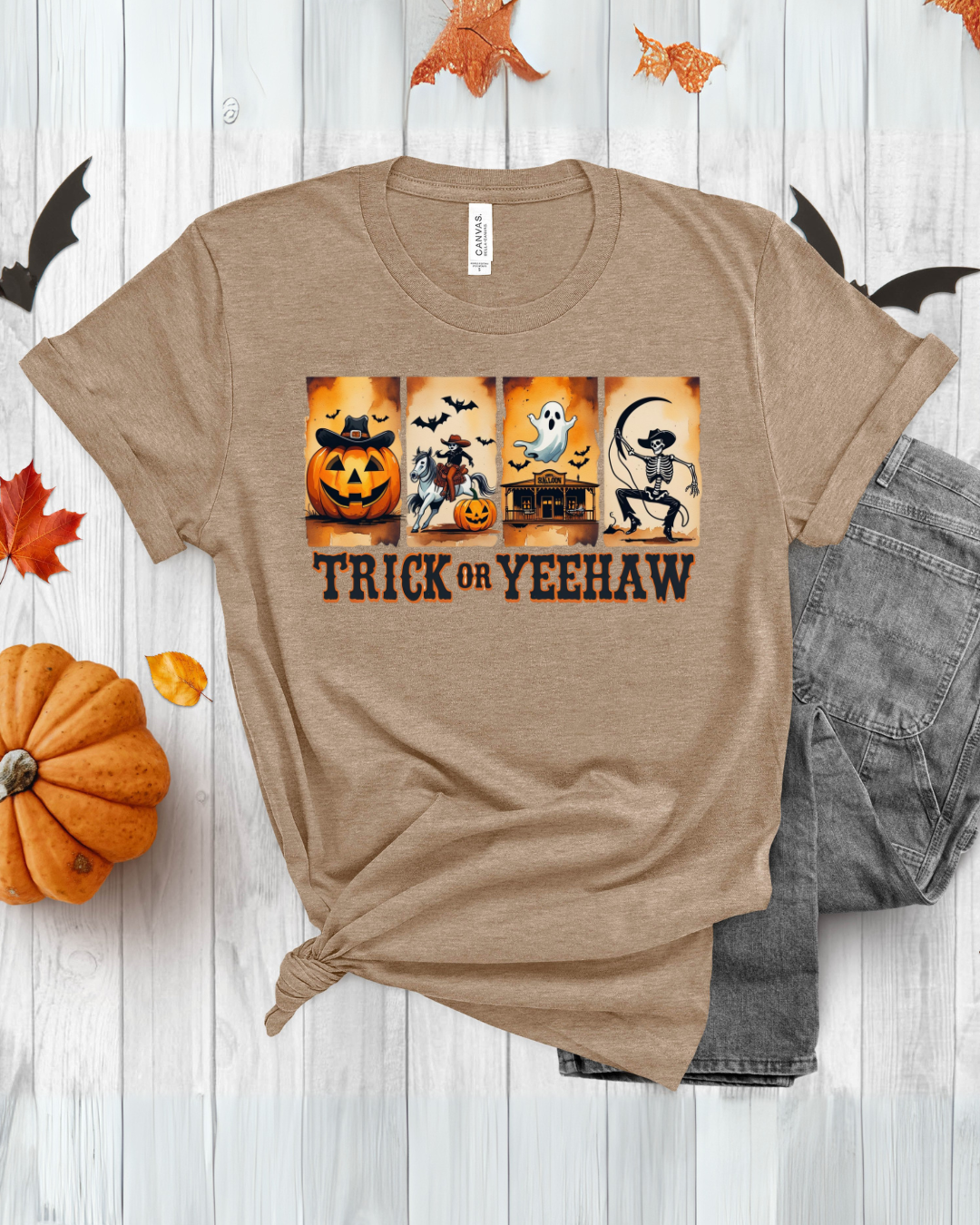 Halloween Trick or Yeehaw Tee