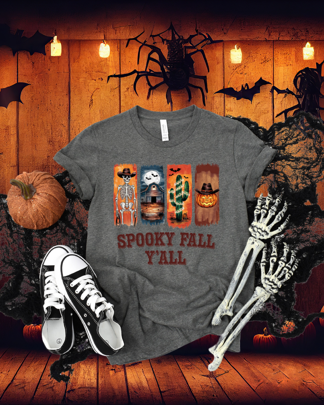 Spooky Fall Ya'll- Halloween Shirt