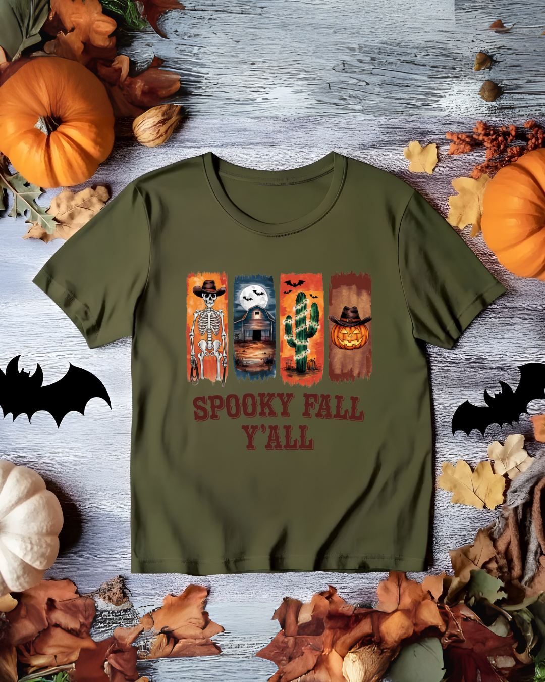 Spooky Fall Ya'll- Halloween Shirt