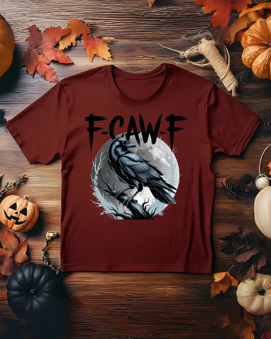 Mystical Raven F-CAW-F Graphic Tee, Unisex T-Shirt for Nature Lovers