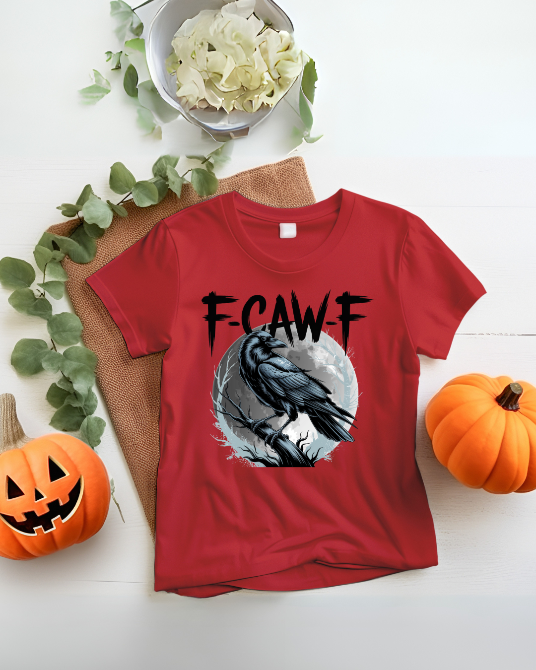 Mystical Raven F-CAW-F Graphic Tee, Unisex T-Shirt for Nature Lovers