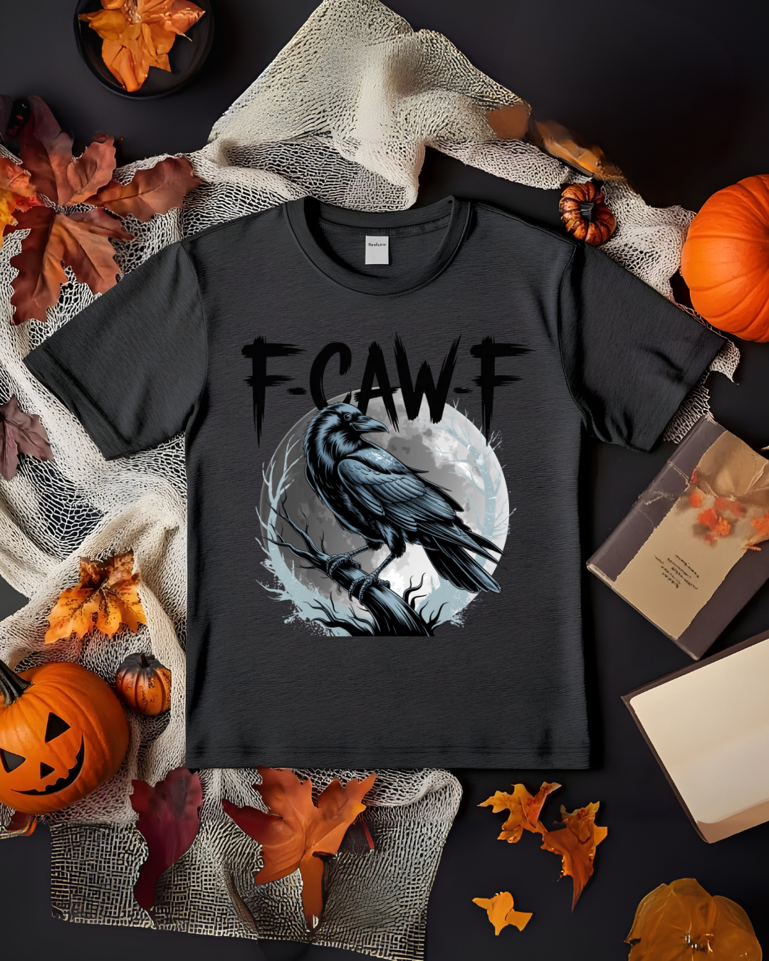 Mystical Raven F-CAW-F Graphic Tee, Unisex T-Shirt for Nature Lovers