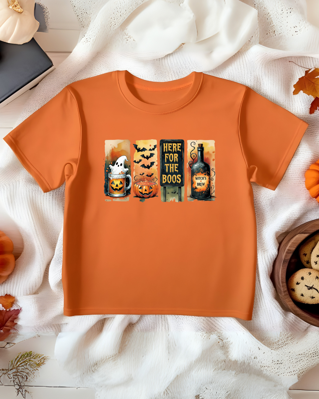 Halloween Unisex Tee - Here for the Boos