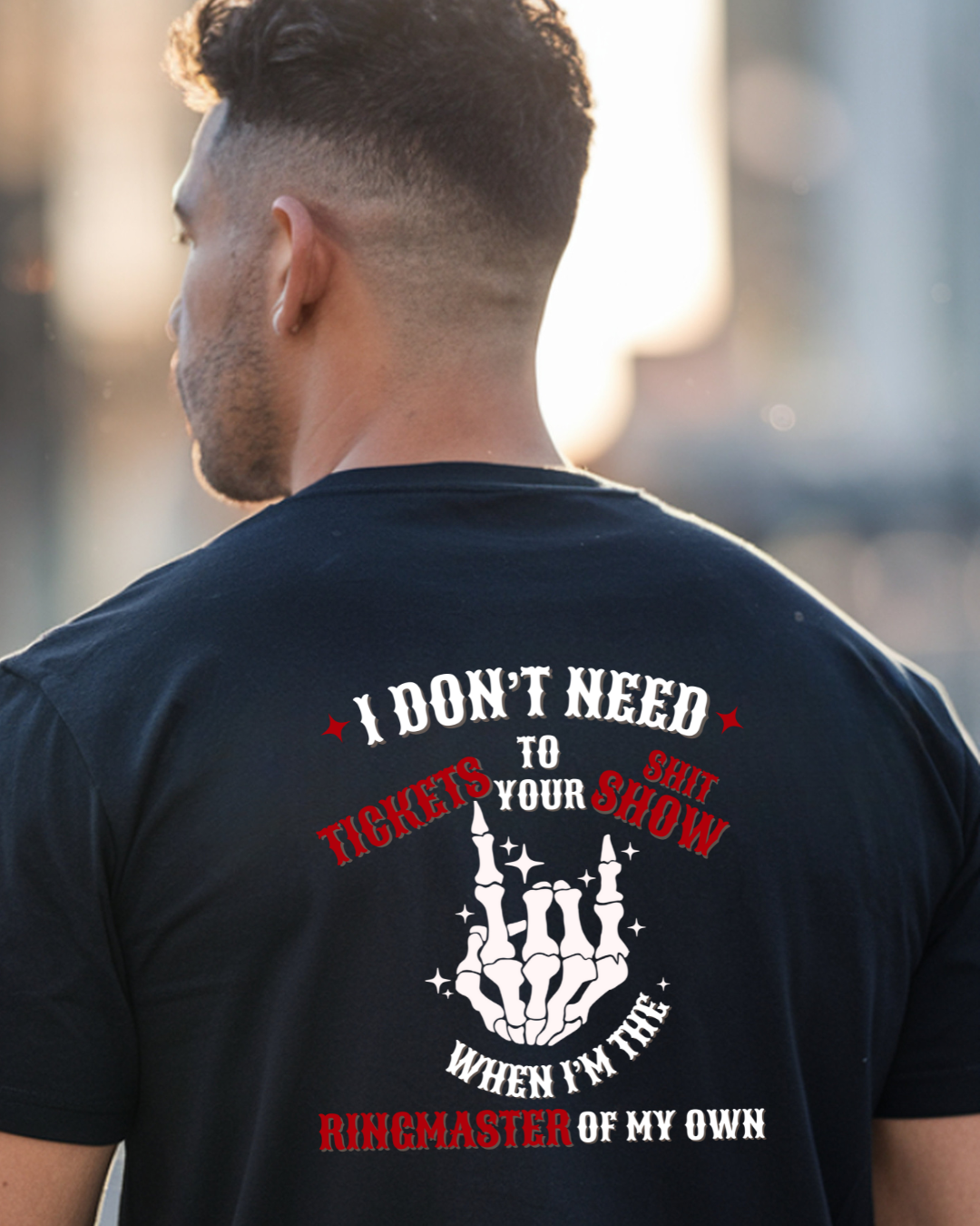 Graphic Tee - Ringmaster Of My Own Shit Show (White Text)