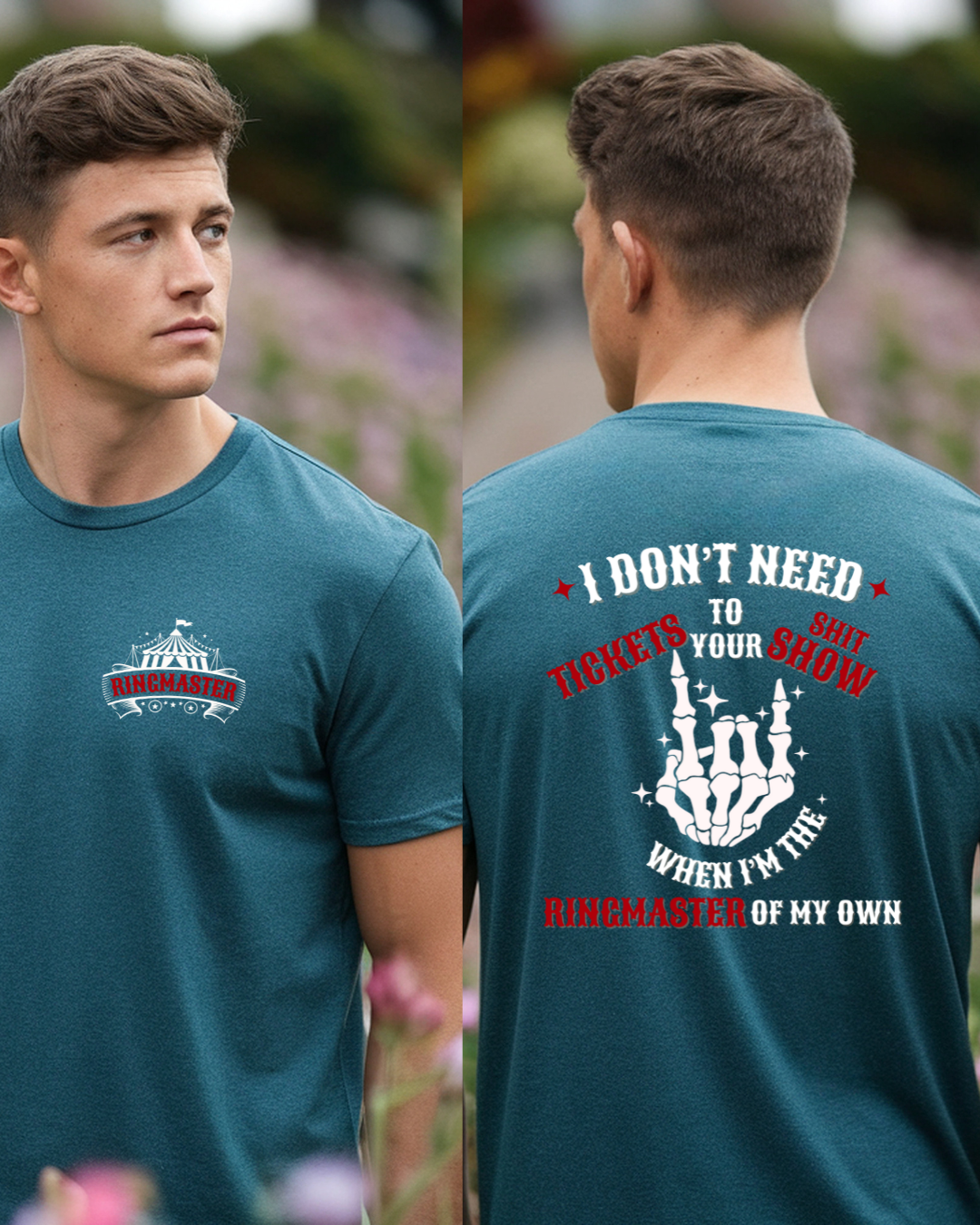 Graphic Tee - Ringmaster Of My Own Shit Show (White Text)