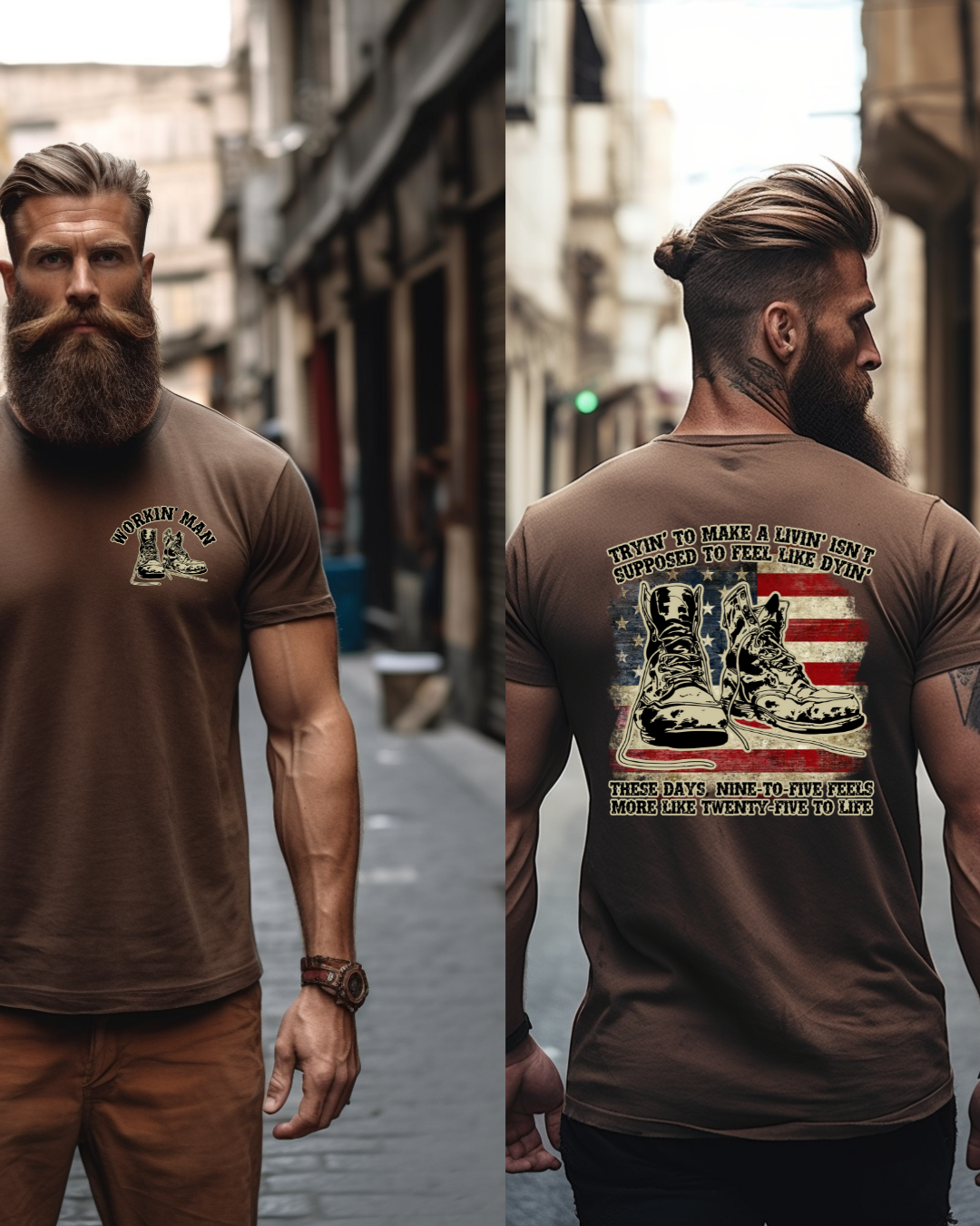 Patriotic Workin' Man T-Shirt