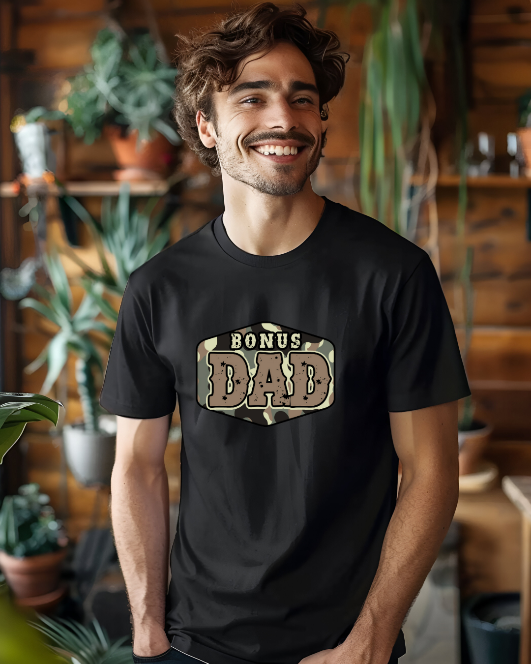 Bonus Dad Camouflage Tee