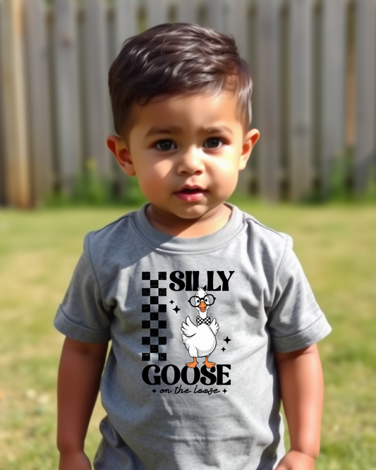 Silly Goose Casual T-shirt for Toddlers - Designs By Dice