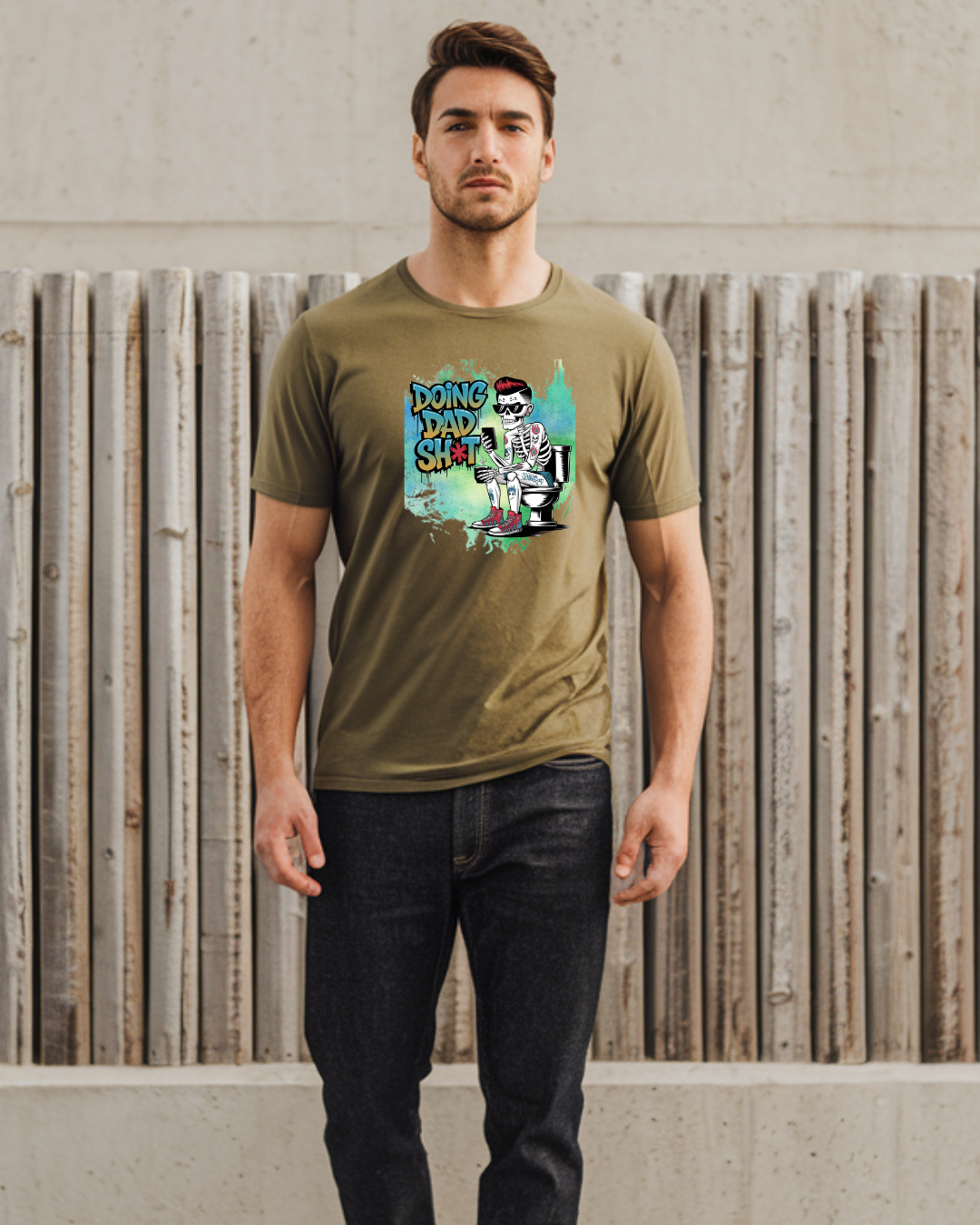 Doing Dad Sh*t” Skeleton Tee – Funny Dad Shirt
