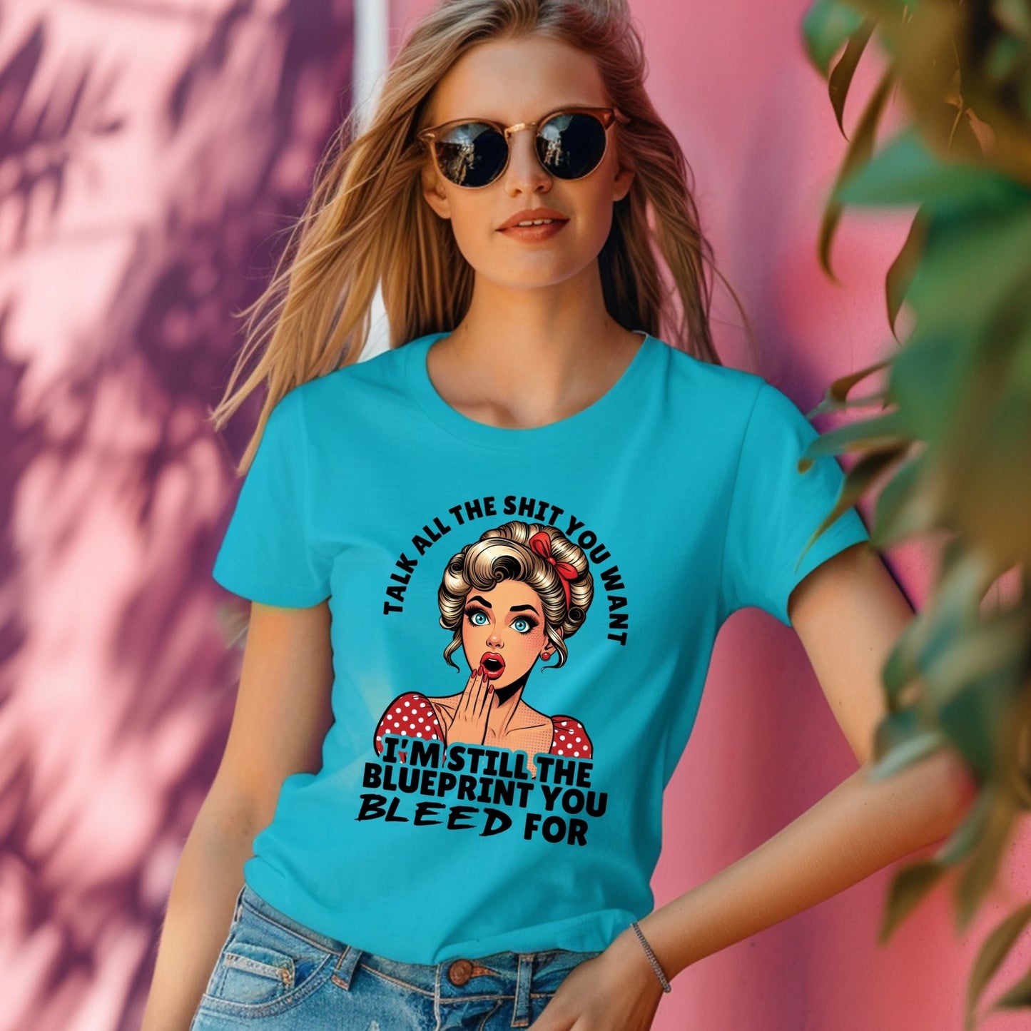 I’m Still the Blueprint T-Shirt – Retro Pop Art Pin-Up Graphic Tee
