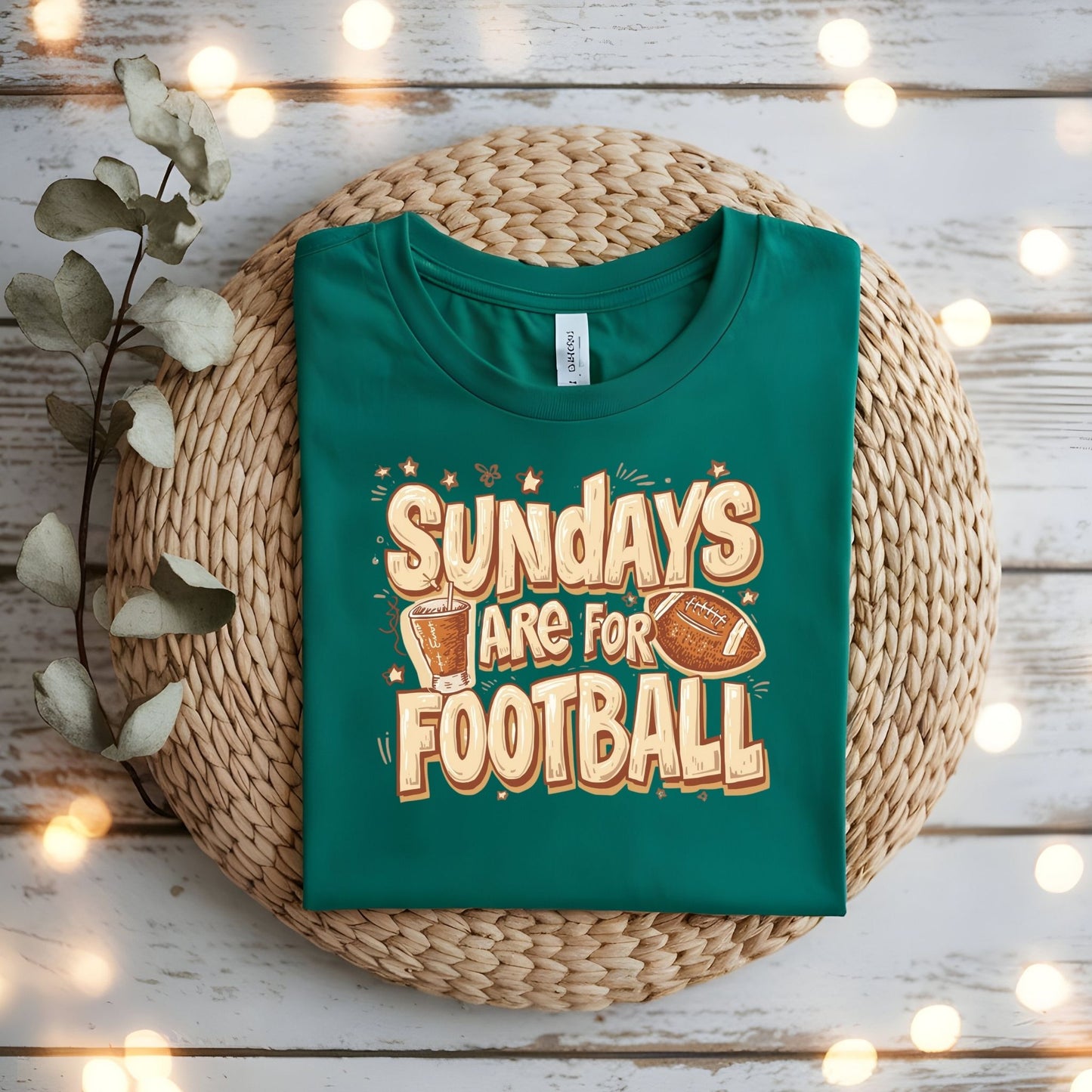 Sundays Are for Football T-Shirt – Retro Game Day Graphic Tee