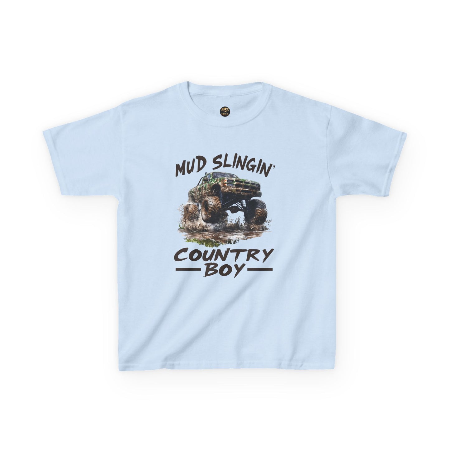 Mud Slingin' Country Boy Kids Tee
