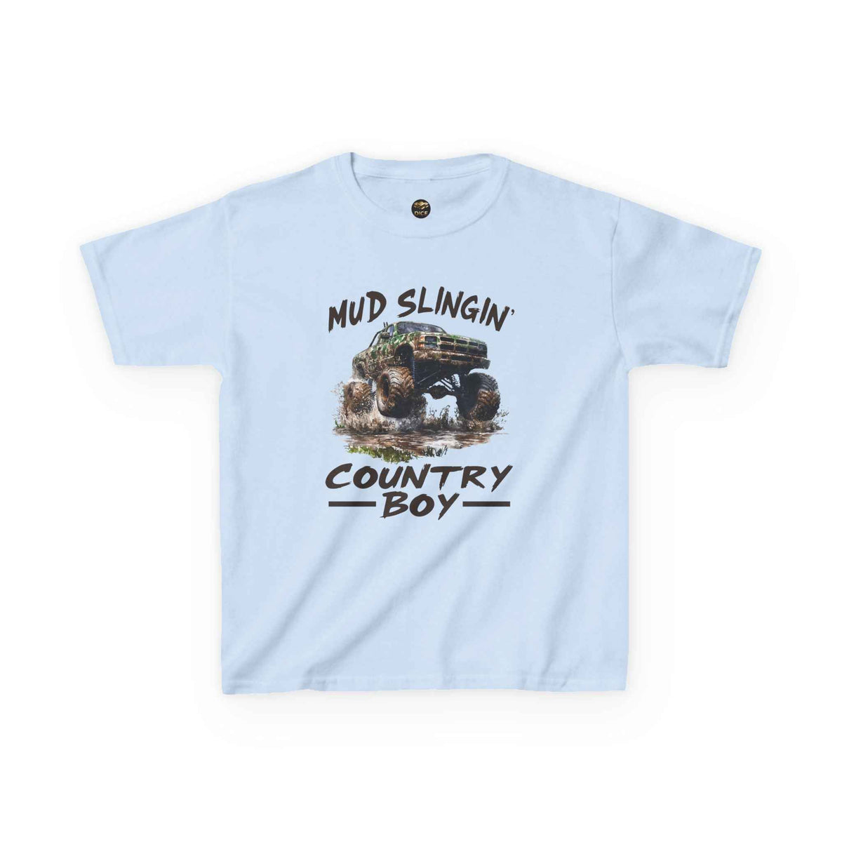 Mud Slingin' Country Boy Kids Tee