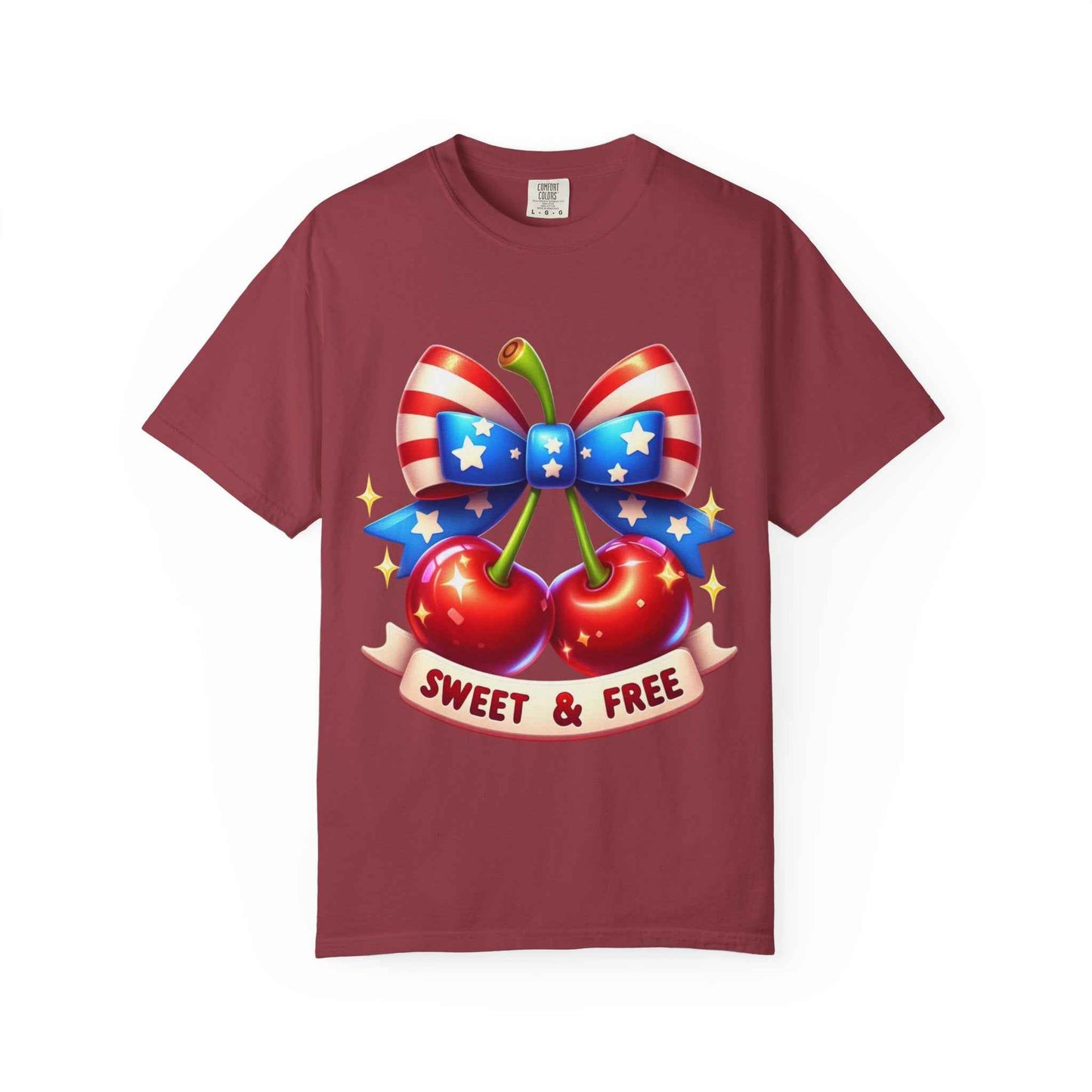 Sweet & Free Patriotic Cherry T-Shirt