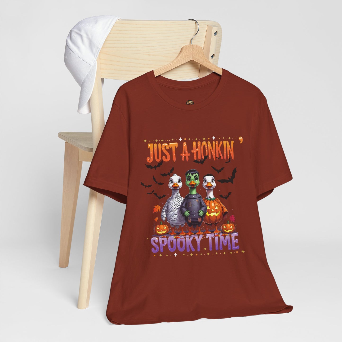 Spooky Tee - Just A Honkin' Spooky Time (Black Bats)
