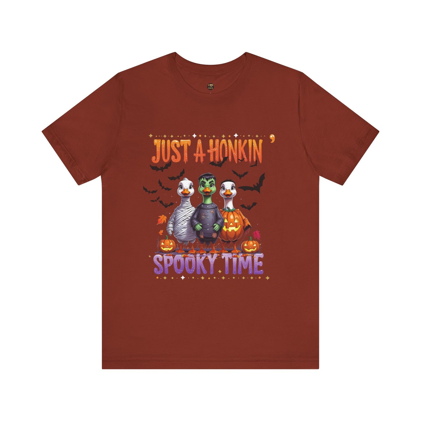 Spooky Tee - Just A Honkin' Spooky Time (Black Bats)