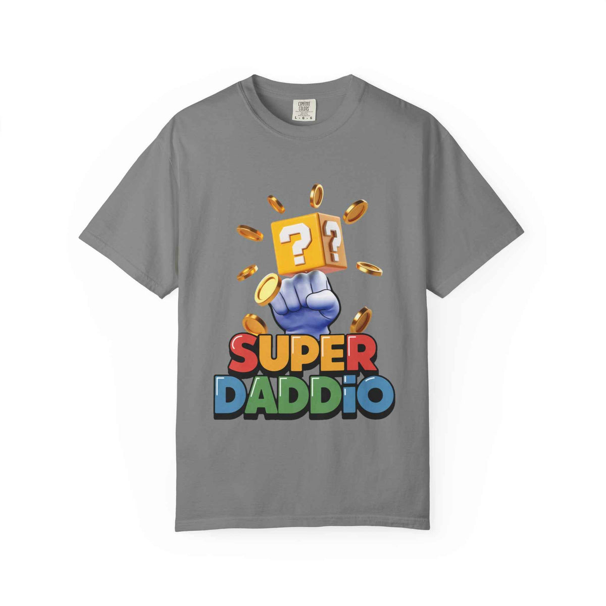 Super Daddio retro gaming dad graphic T-shirt