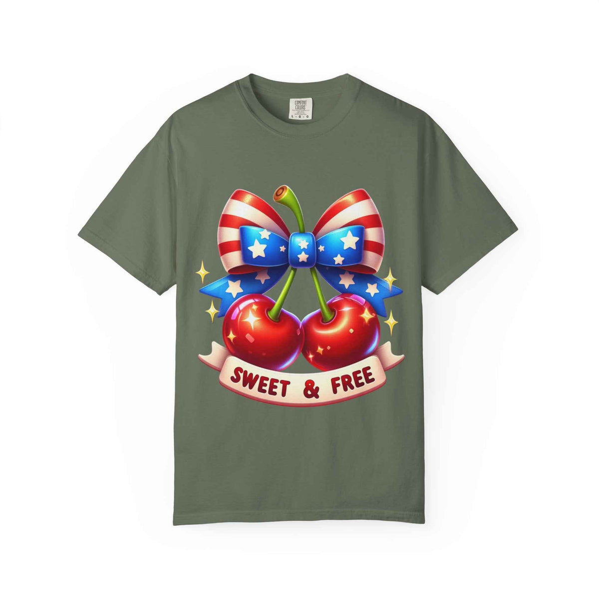 Sweet & Free Patriotic Cherry T-Shirt