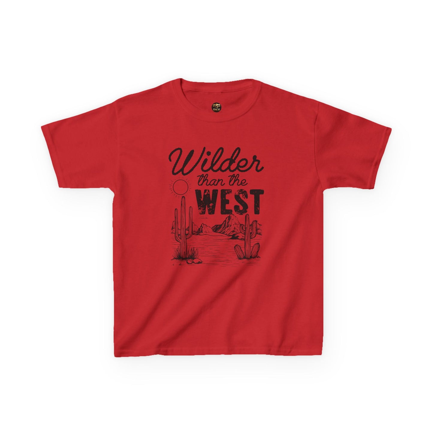 Adventurous Kids Cotton Tee - Wilder than the West