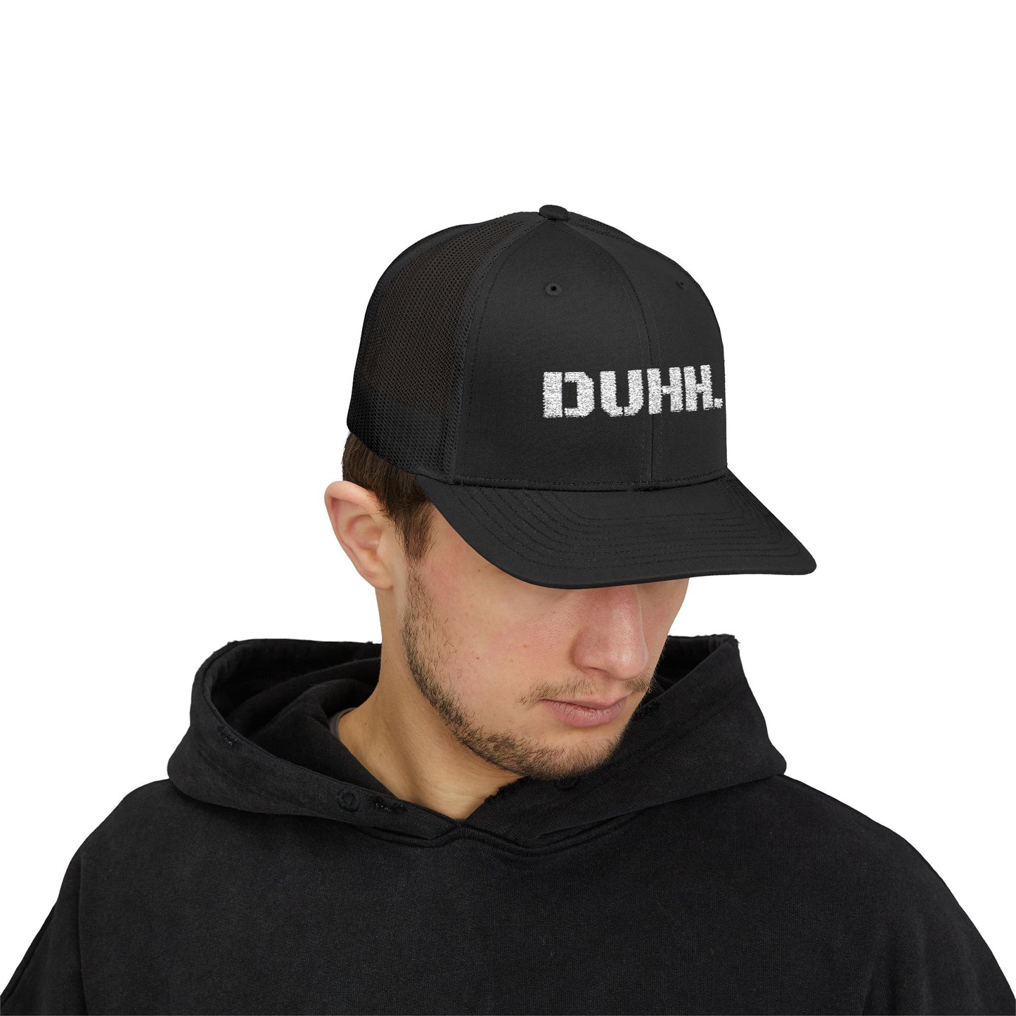 Trendy Snapback Cap with 'DUHH.' Design