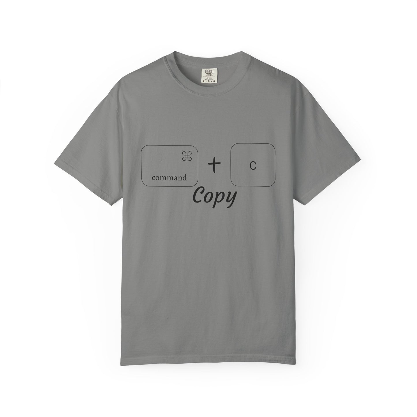Command + C Copy T-Shirt (black border)
