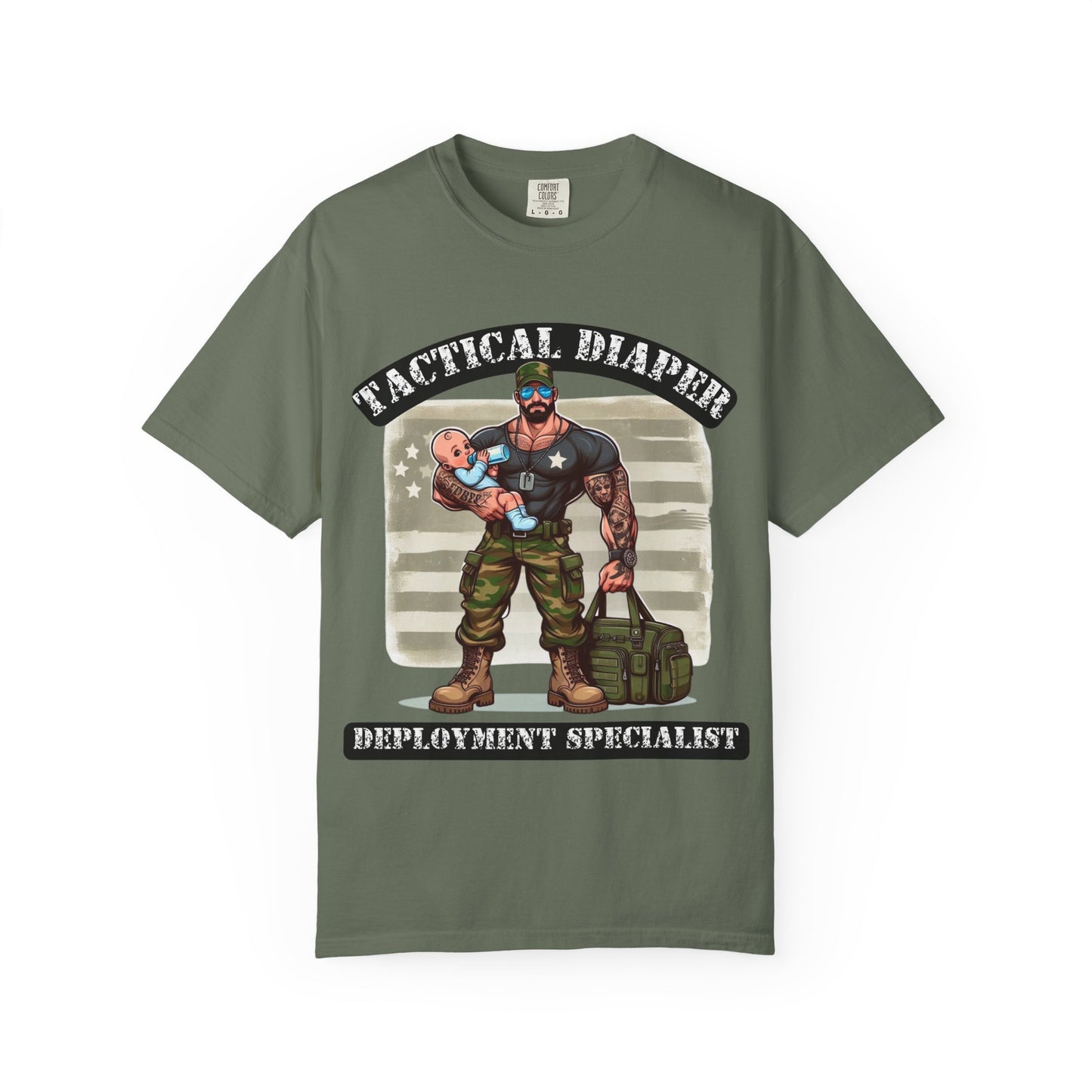 Tactical Dad T-Shirt - Black/White text