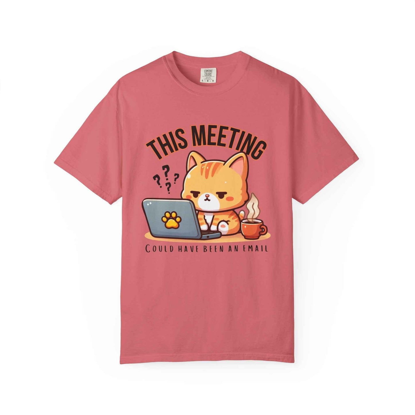 Cat Themed T-Shirt - This Meeting Could Have Been an Email