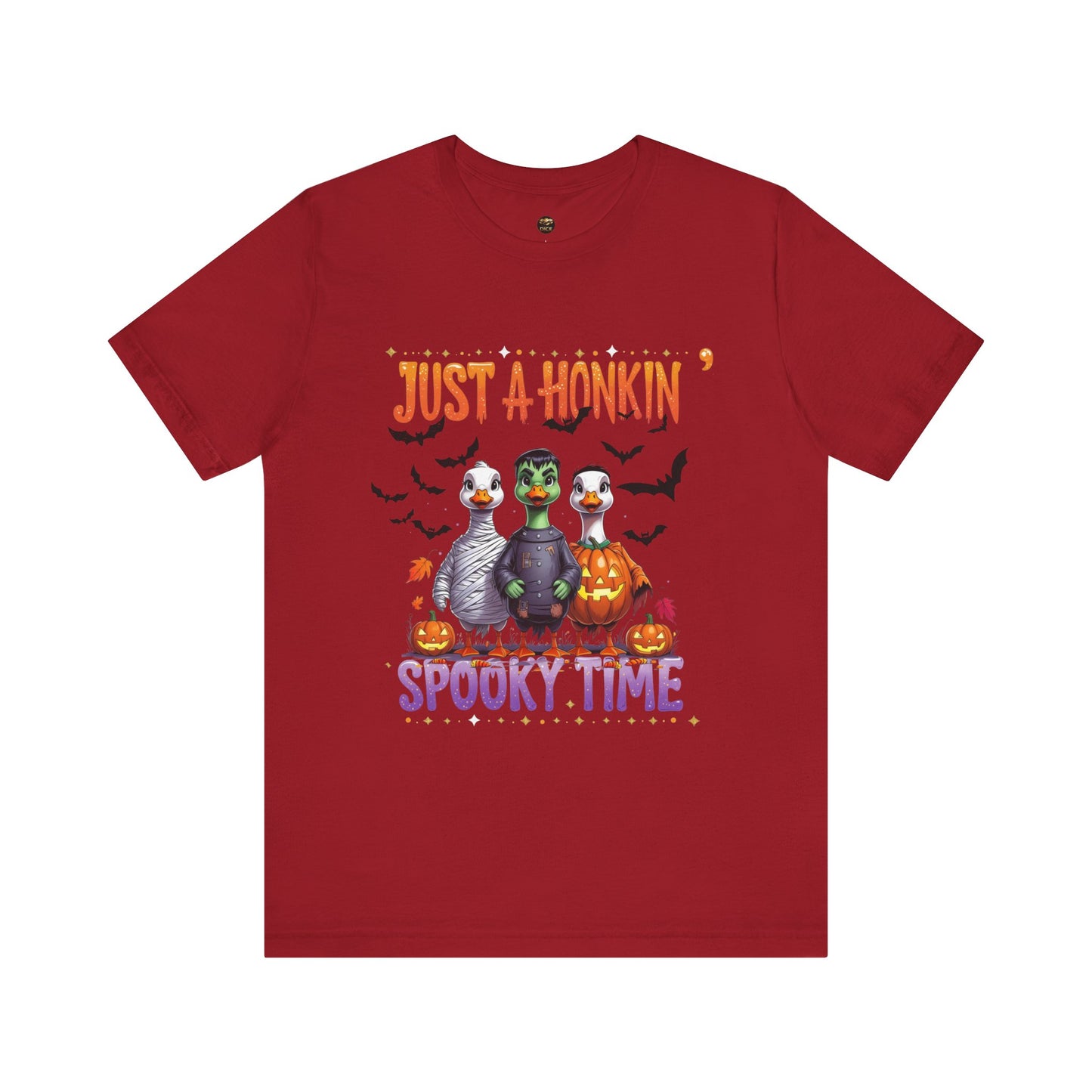 Spooky Tee - Just A Honkin' Spooky Time (Black Bats)