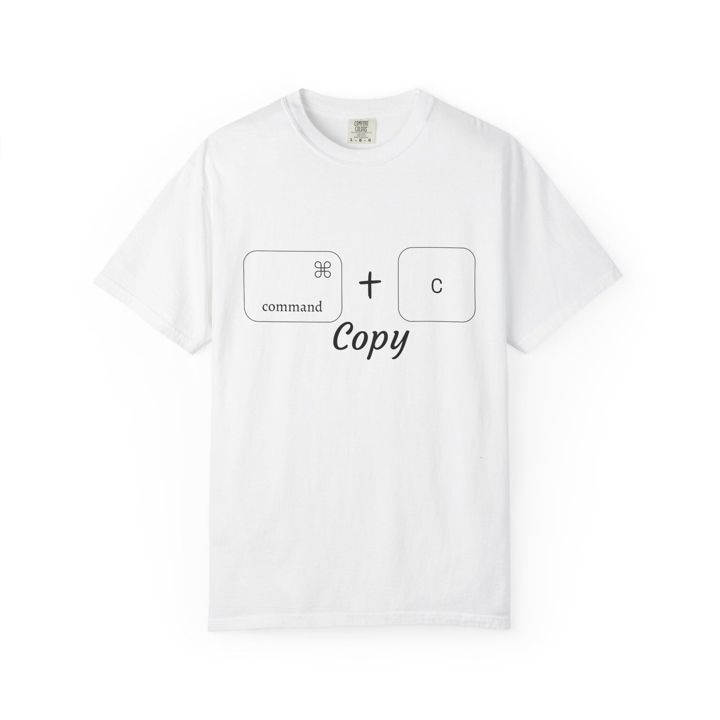 Command + C Copy T-Shirt (black border)