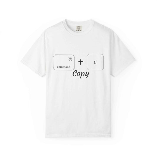 Command + C Copy T-Shirt (black border)