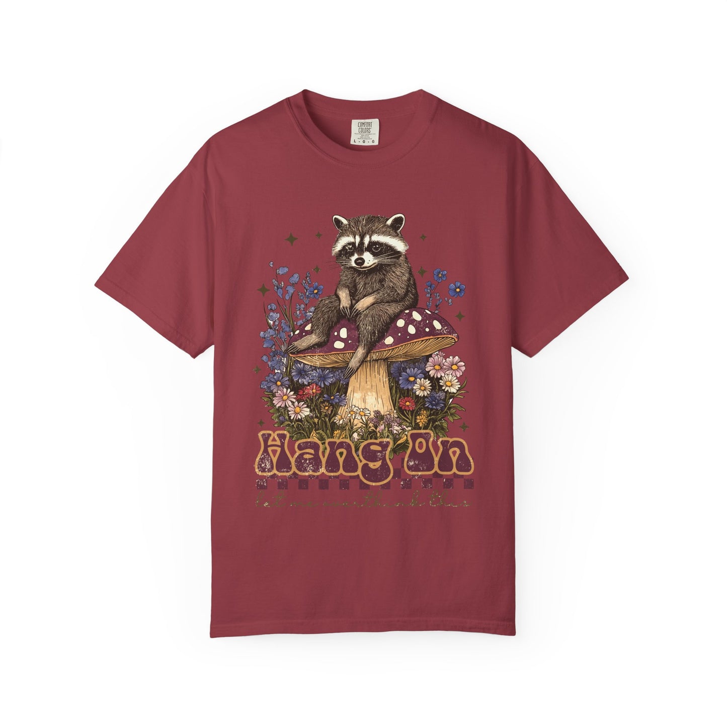 Whimsical Raccoon T-Shirt - "Hang On, Let Me Overthink This"