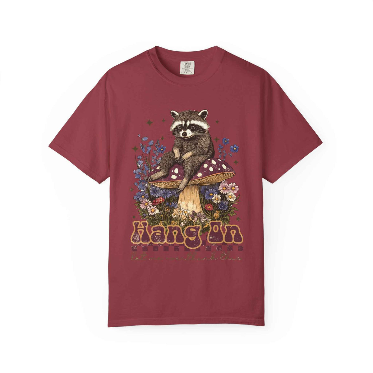 Whimsical Raccoon T-Shirt - "Hang On, Let Me Overthink This"