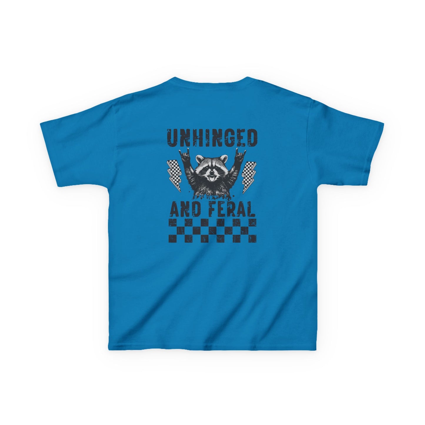 Unhinged & Feral Raccoon big Kids Tee
