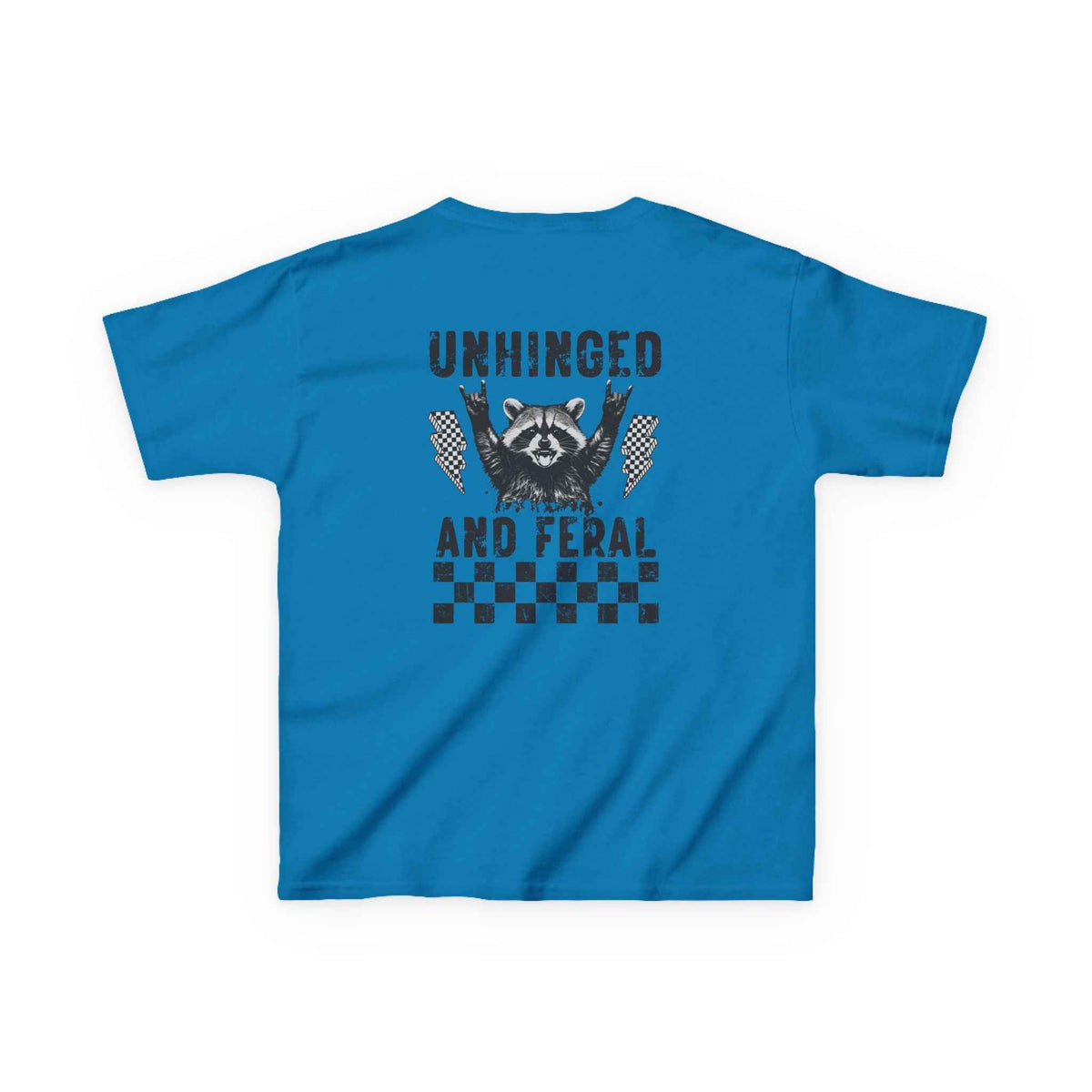Unhinged & Feral Raccoon big Kids Tee