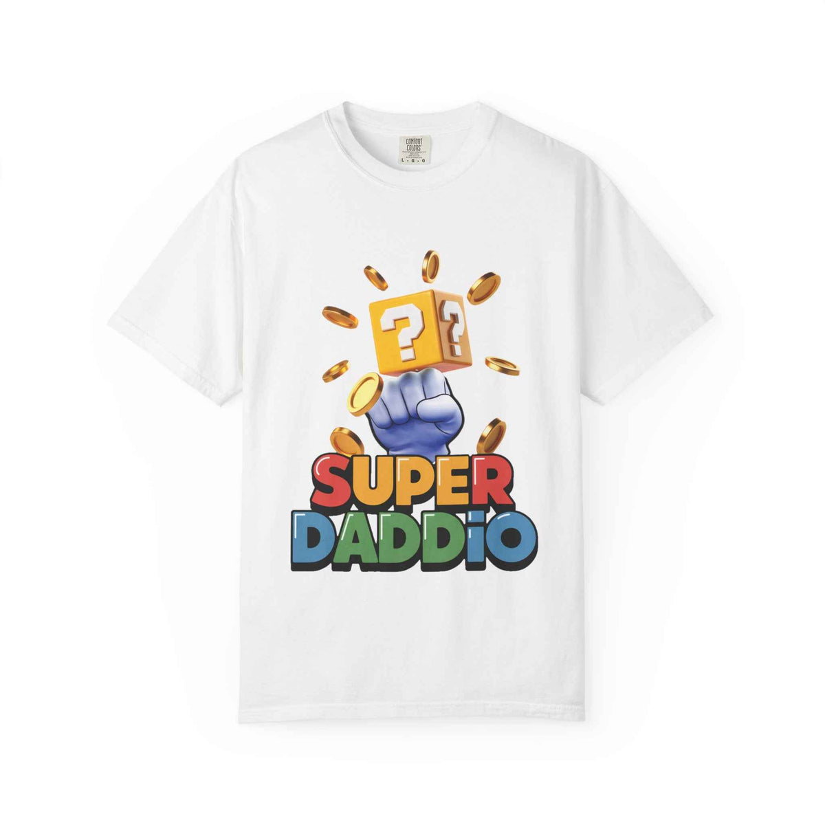 Super Daddio retro gaming dad graphic T-shirt