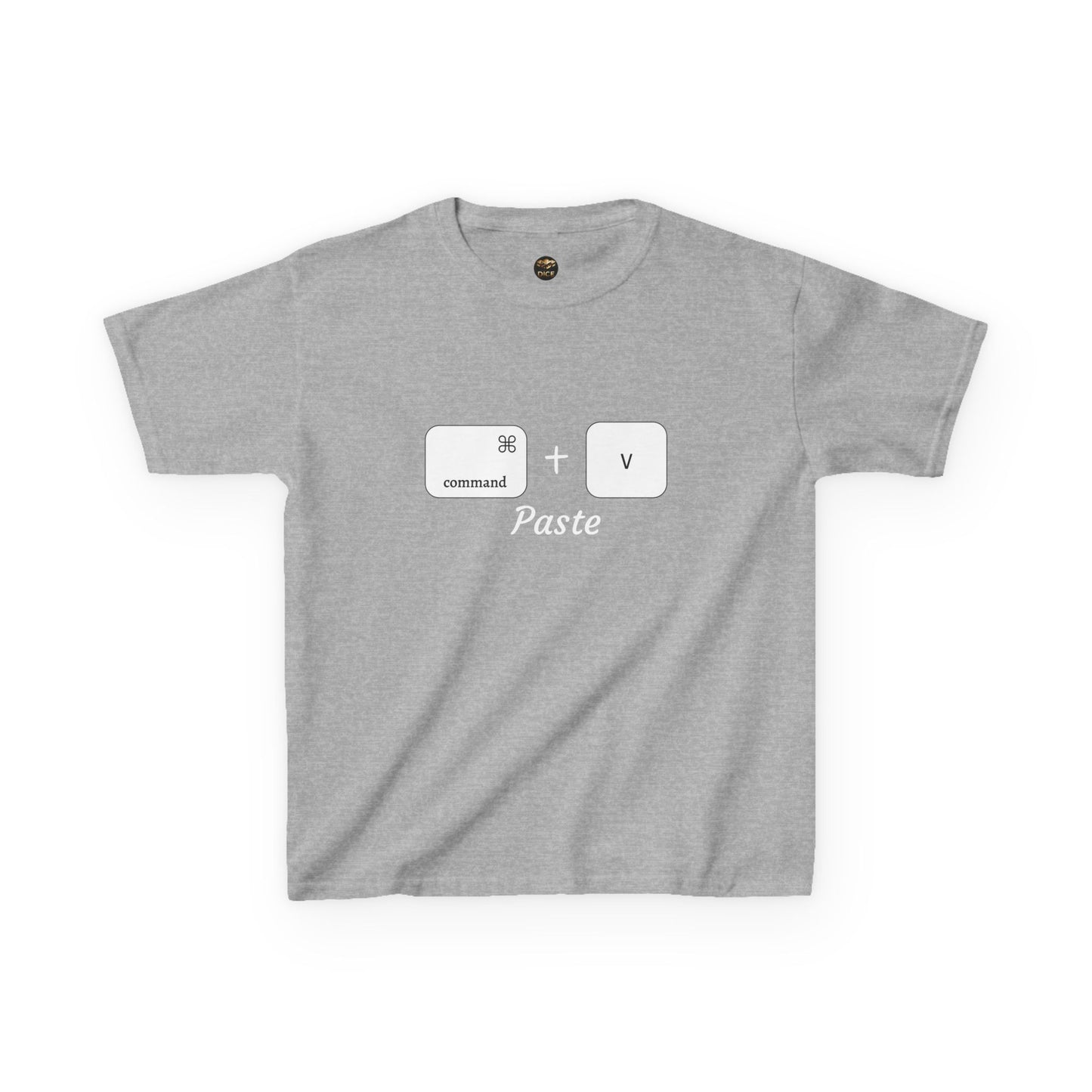 Kids Command + V - Paste (white)