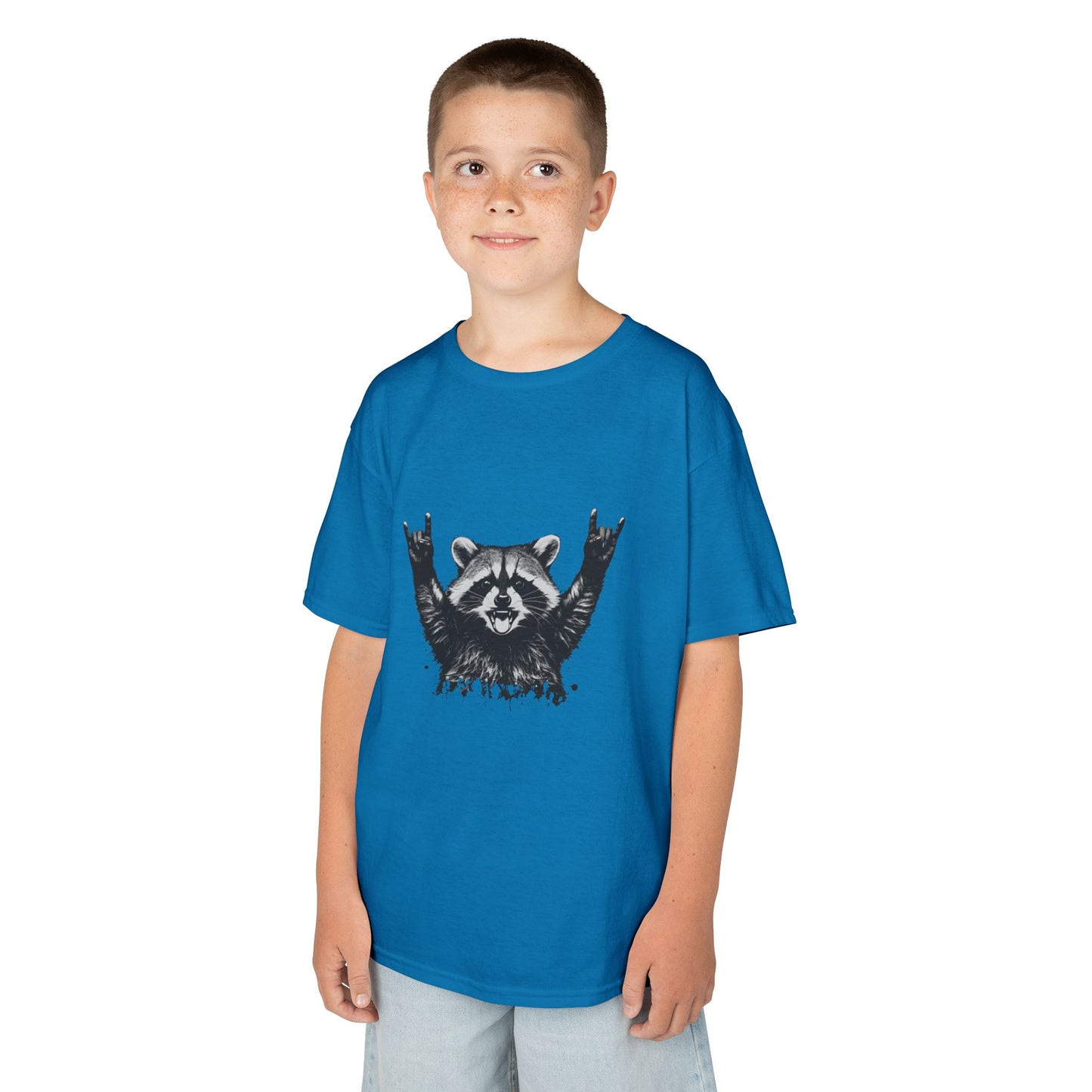 Unhinged & Feral Raccoon big Kids Tee