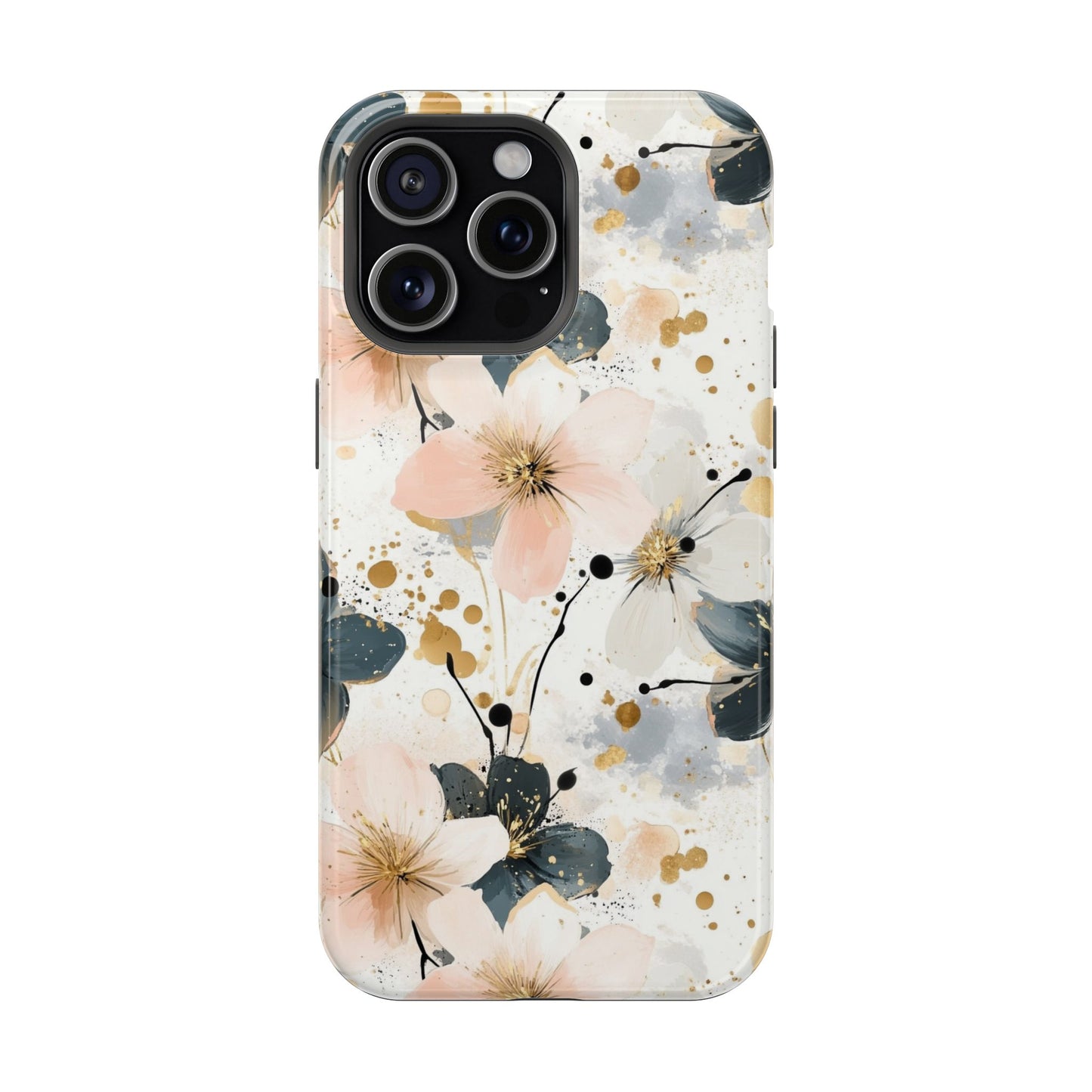 Flower Pattern Magnetic Tough Cases