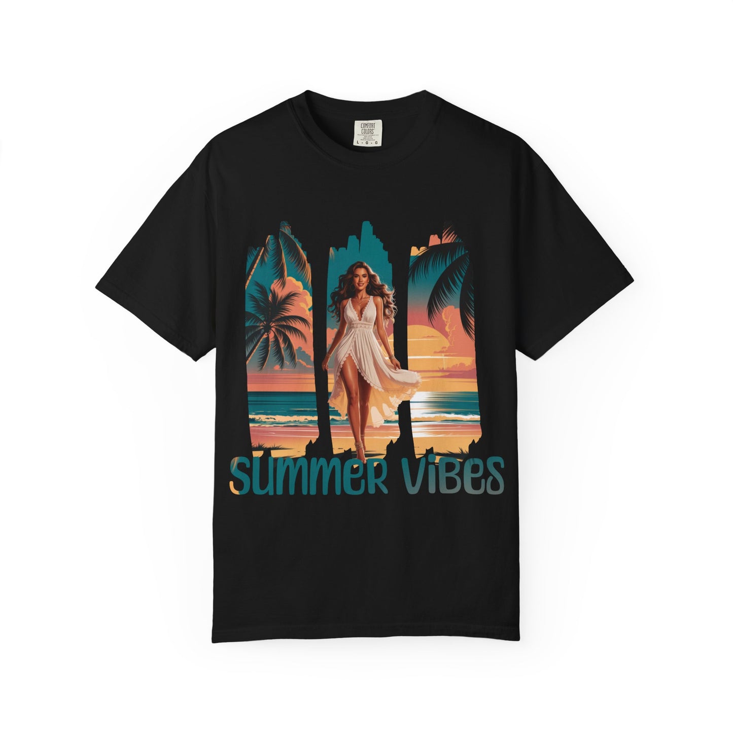 Summer Vibes Brush Stroke- Puerto Rico Beach Days & Vacation