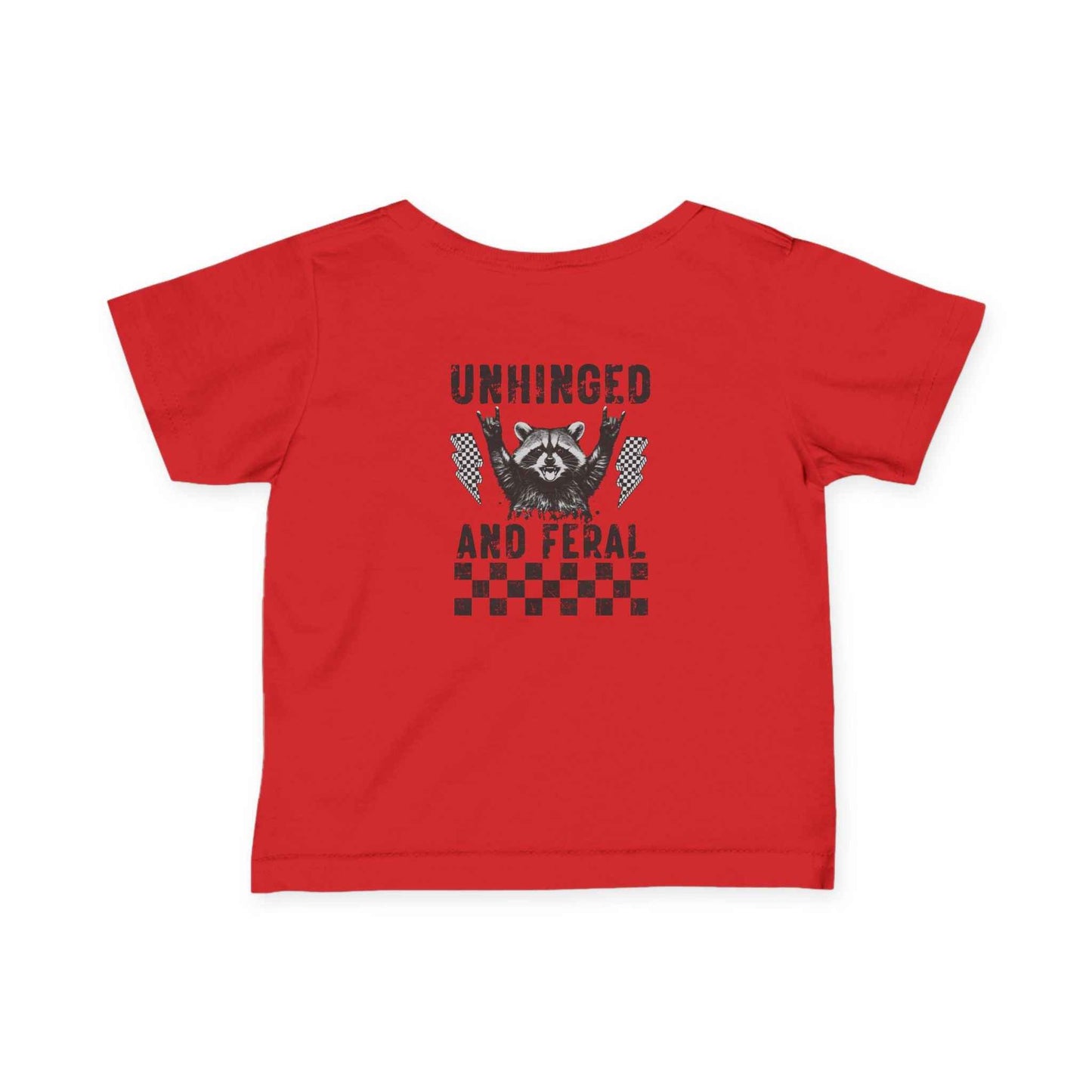 Rocking Raccoon Toddler Tee - Unhinged & Feral T-Shirt