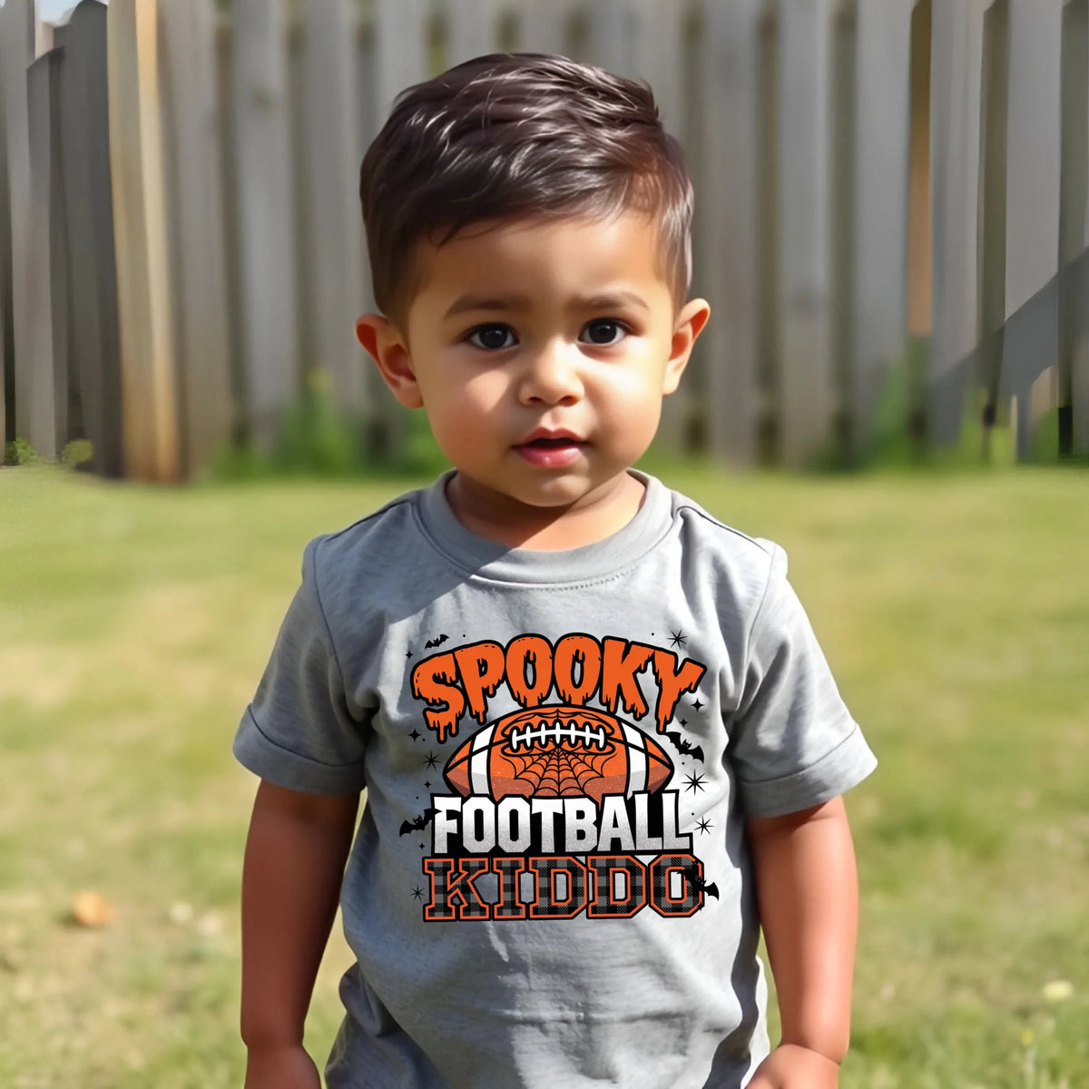 Spooky Football Family matching Halloween game day shirt