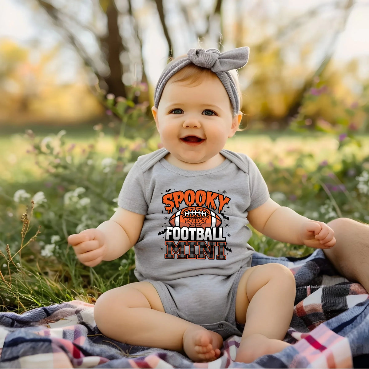 Spooky Football Family matching Halloween game day shirt