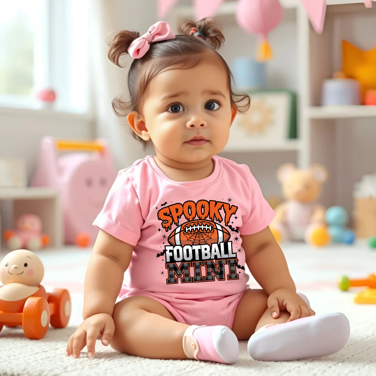 Spooky Football Family matching Halloween game day shirt