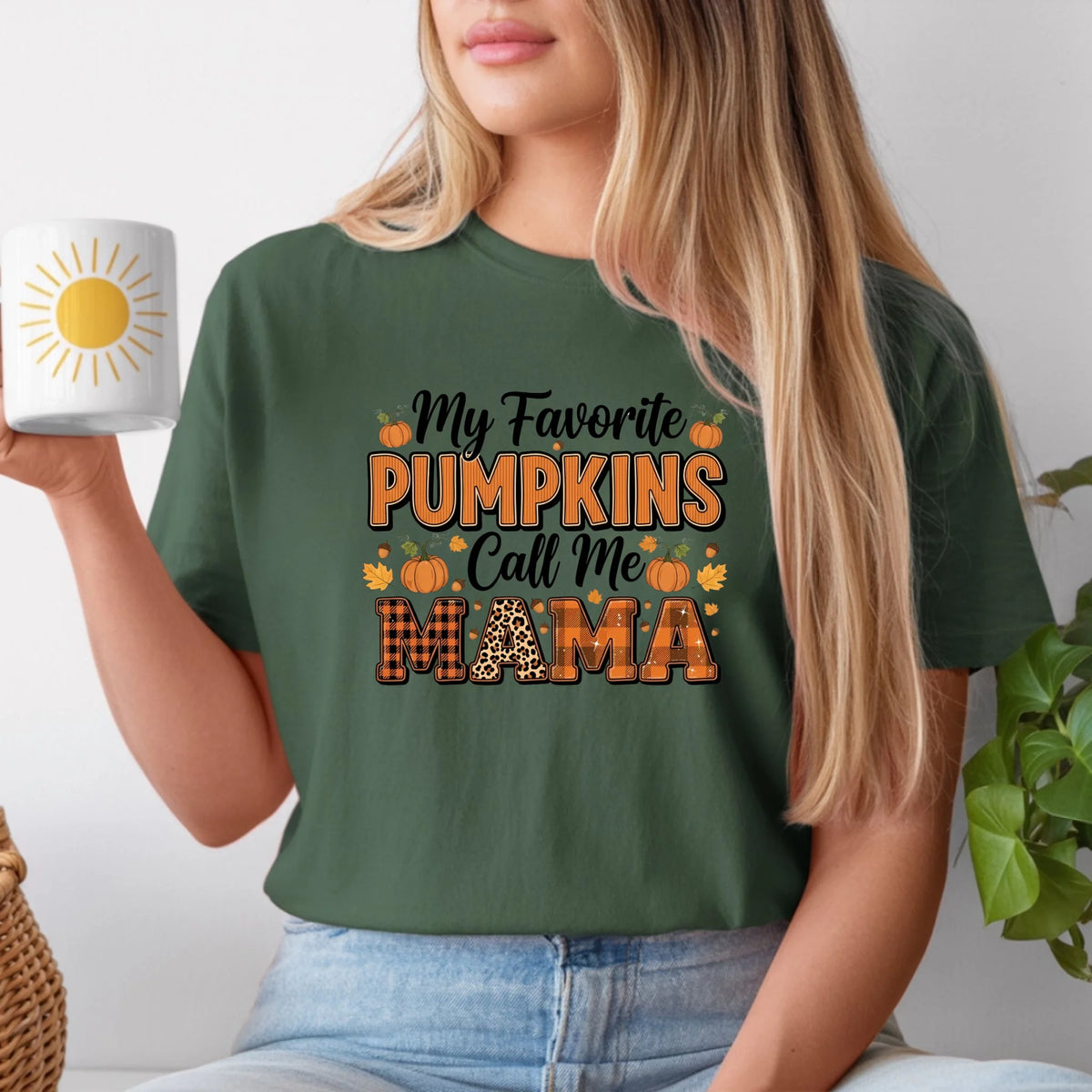 Favorite Pumpkins Call Me matching family fall shirt or crewneck