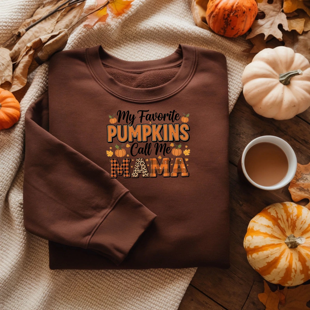Favorite Pumpkins Call Me matching family fall shirt or crewneck