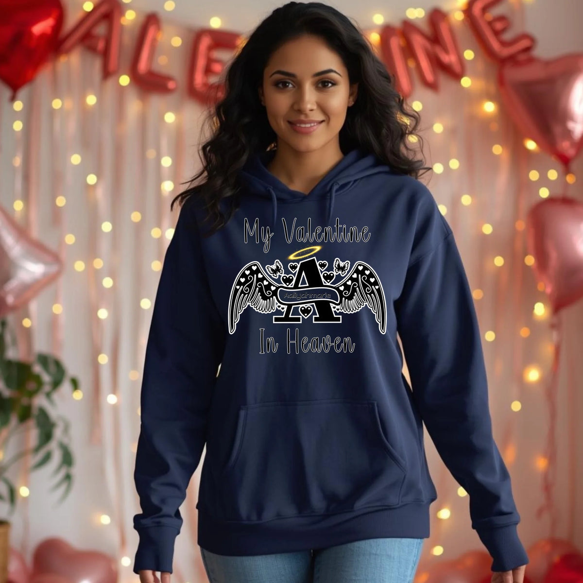 Personalized Angel Letter memorial sweatshirt or hoodie