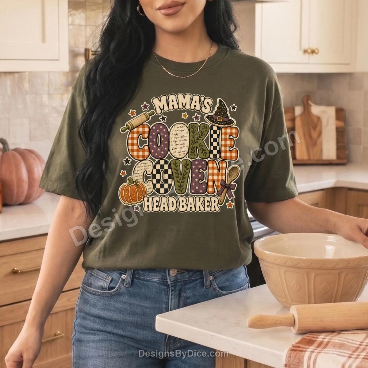 Military green-baking